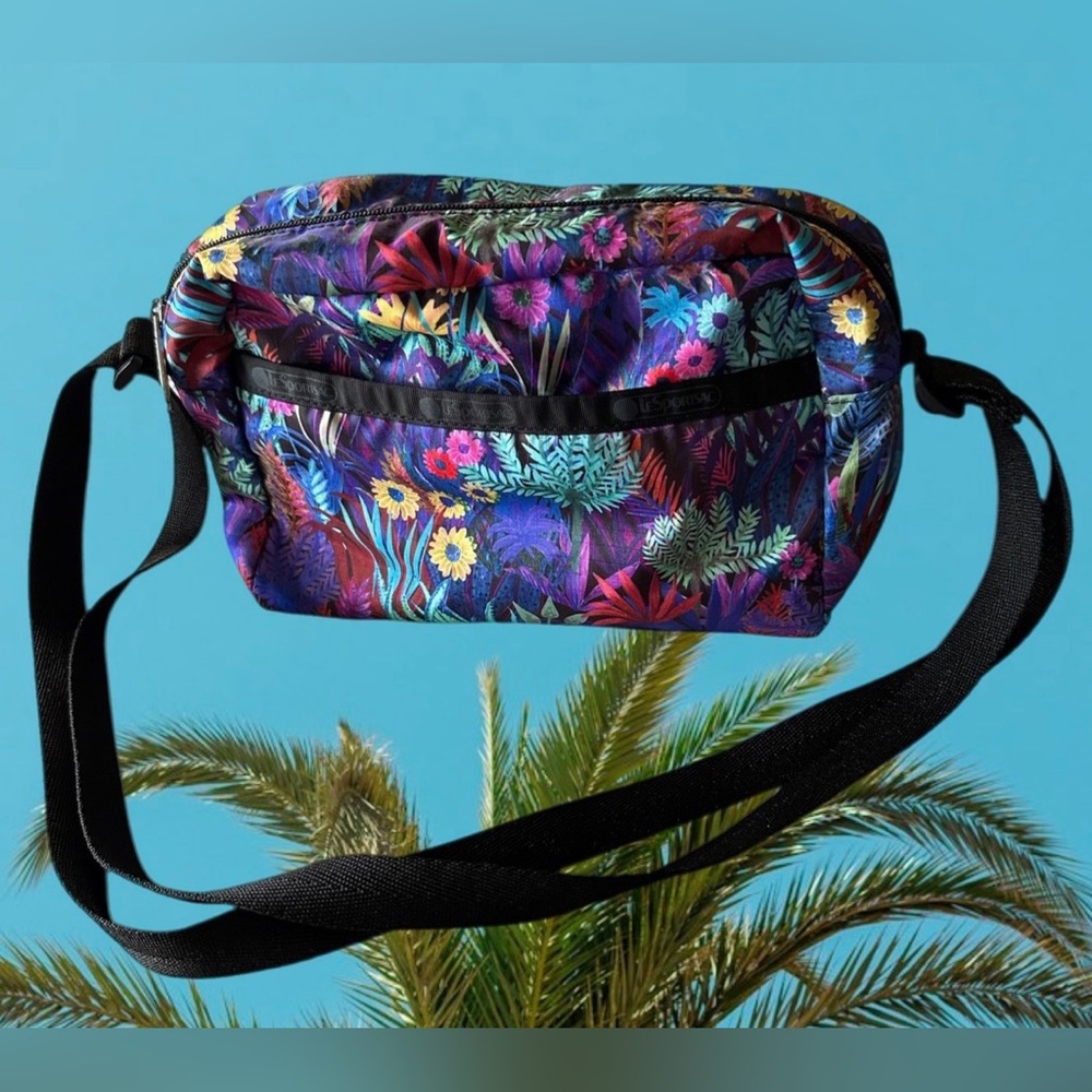 LeSportsac Classic Collection Daniella Crossbody Bag in “Night Garden”